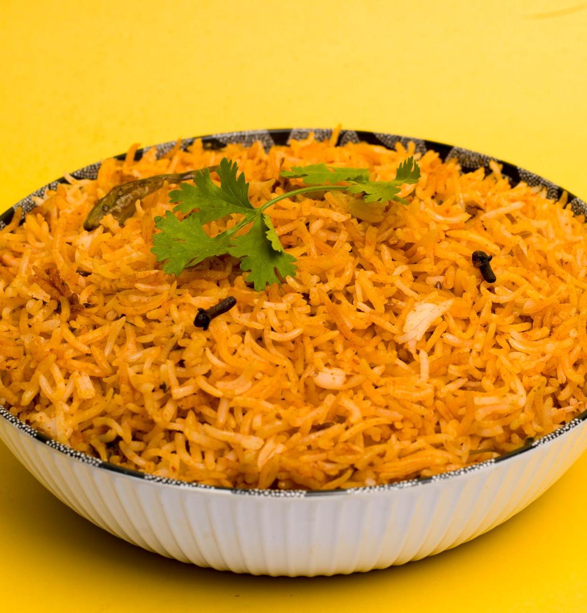 Golden Turmeric Tahiri Rice