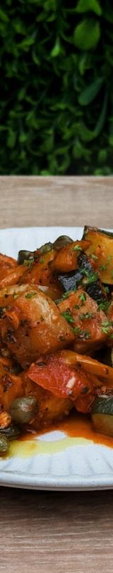 Greek Bamies with Tomato Sauce