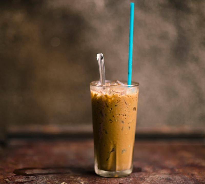 Greek Frappe — Iced Coffee Foam