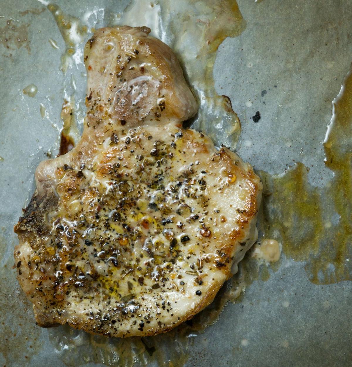 Greek Grilled Pork Chops with Lemon & Oregano