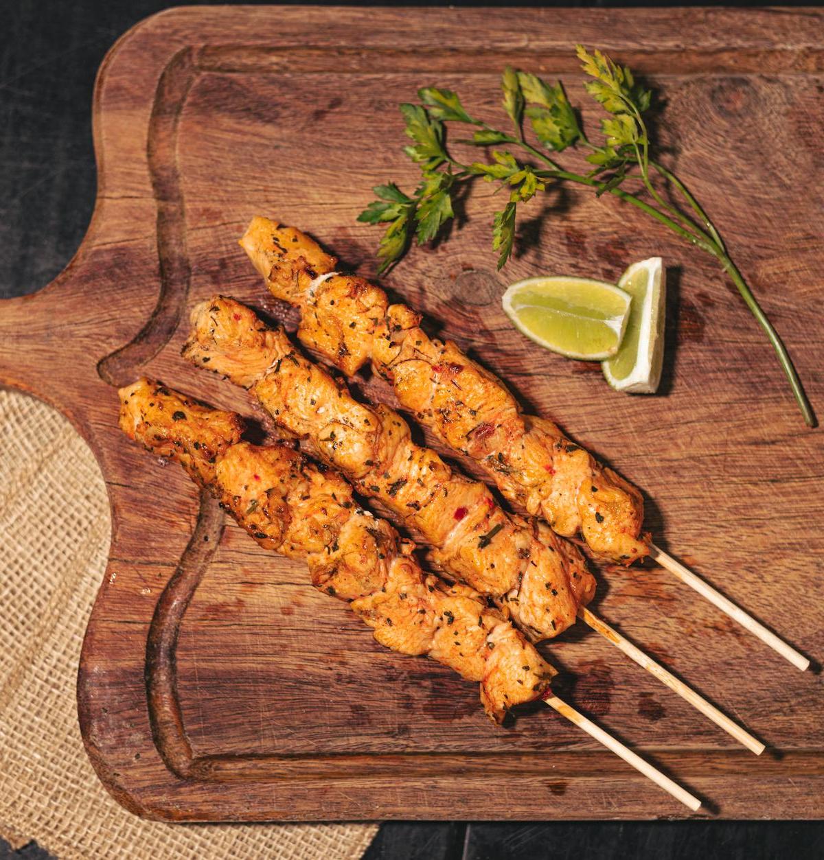 Greek Lemon Chicken Souvlaki