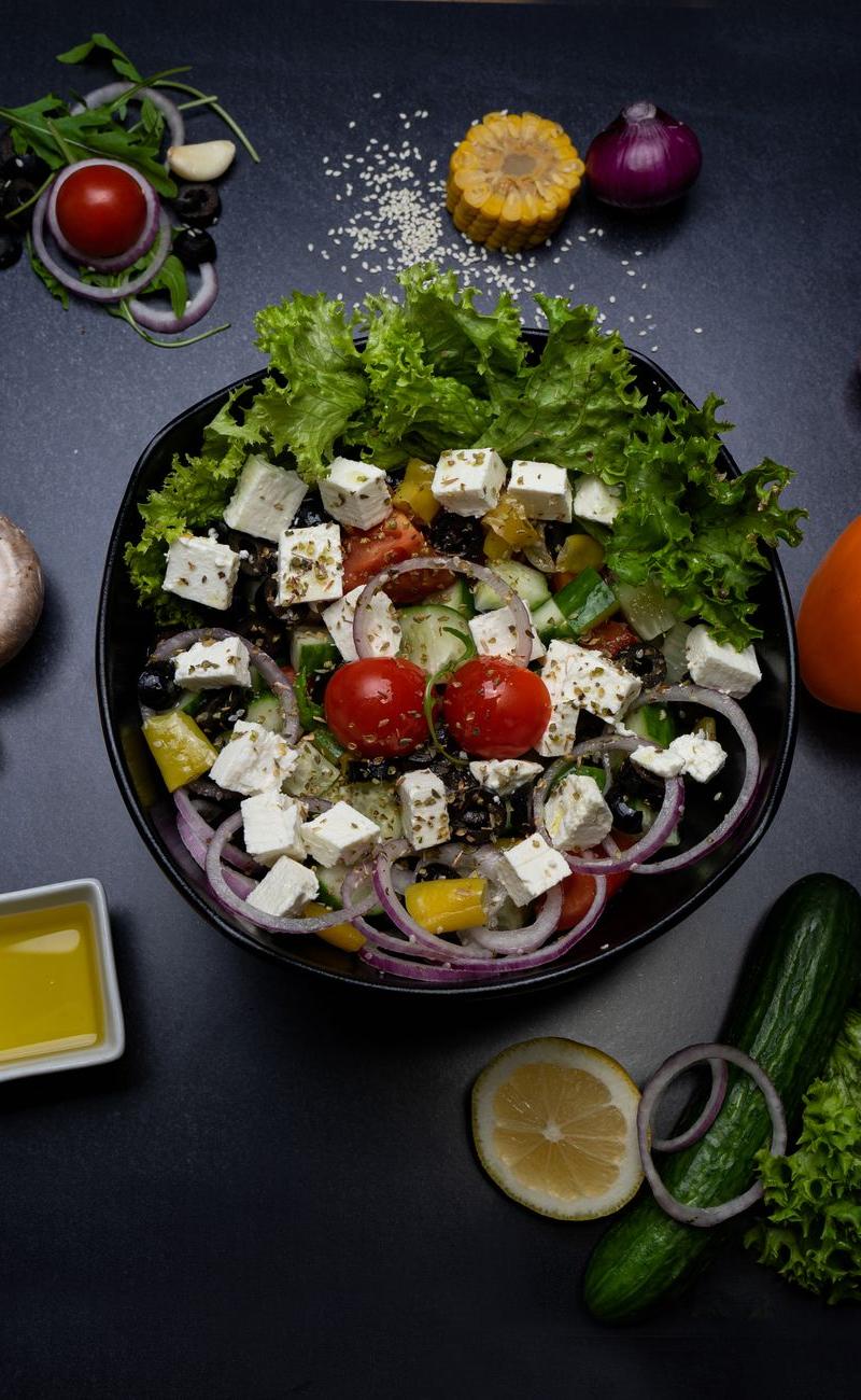 Greek Salad with Feta & Olives