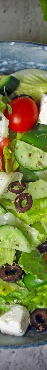 Greek Village Salad with Walnuts