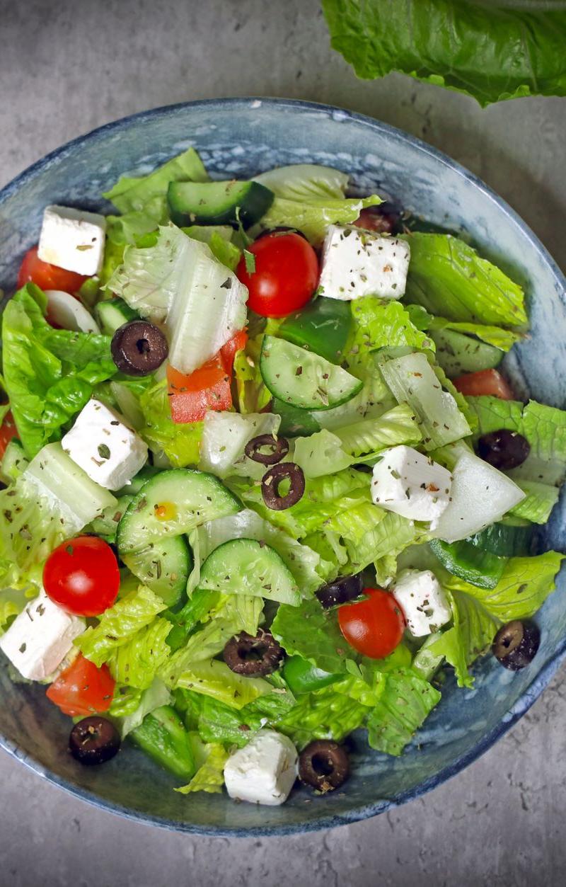 Greek Village Salad with Walnuts