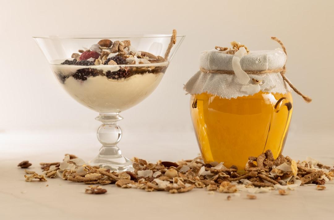 Greek Yogurt with Honey and Almonds