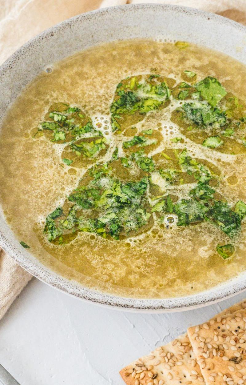 15-Min Green Chicken Soup