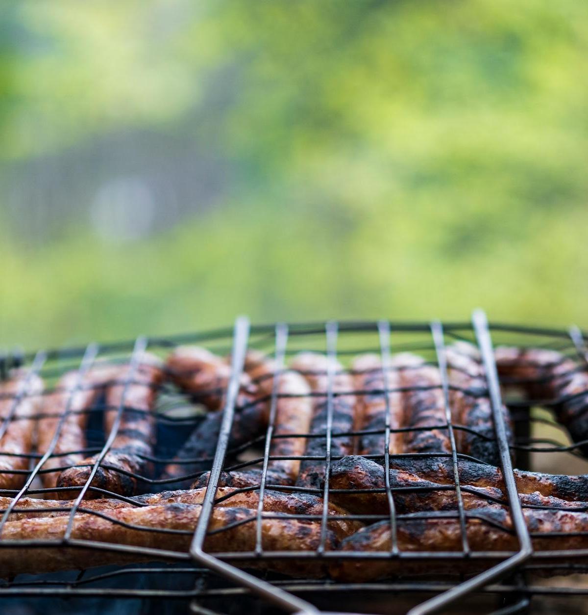 Grilled Boerewors with Burnt Onions