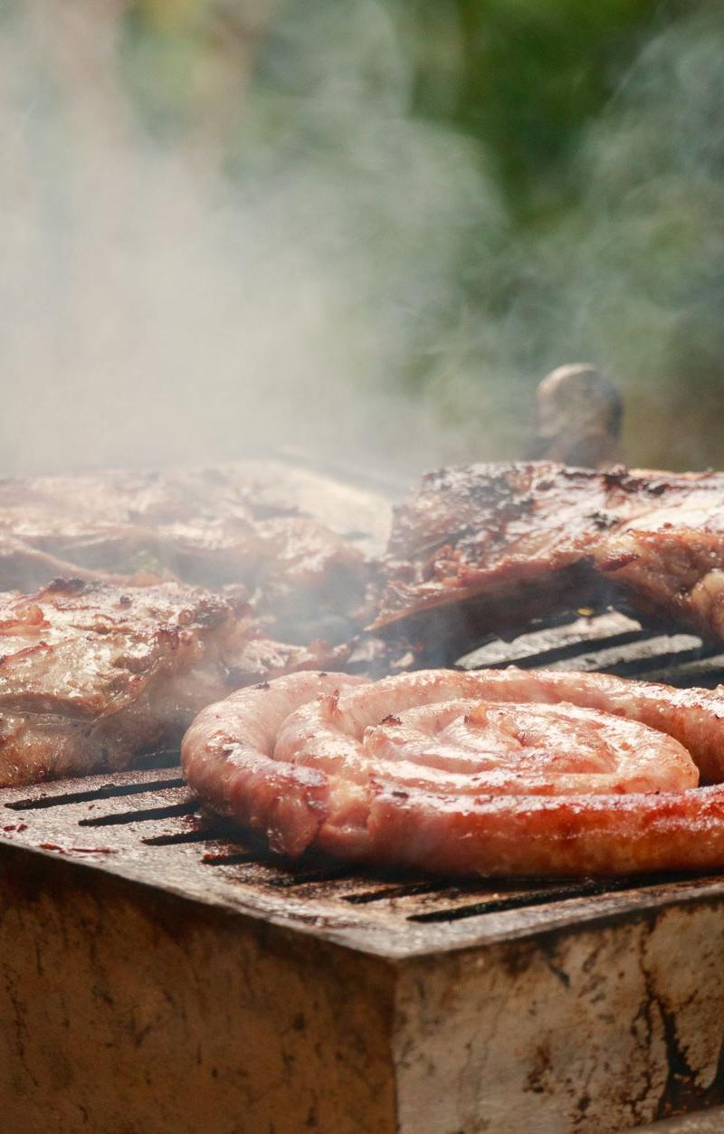 Grilled Boerewors, Pork Chops & Steak