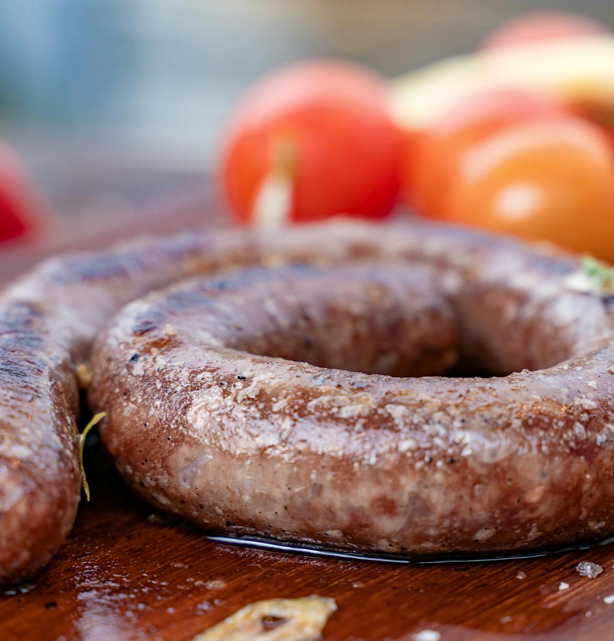 Grilled Boerewors with Charred Tomatoes