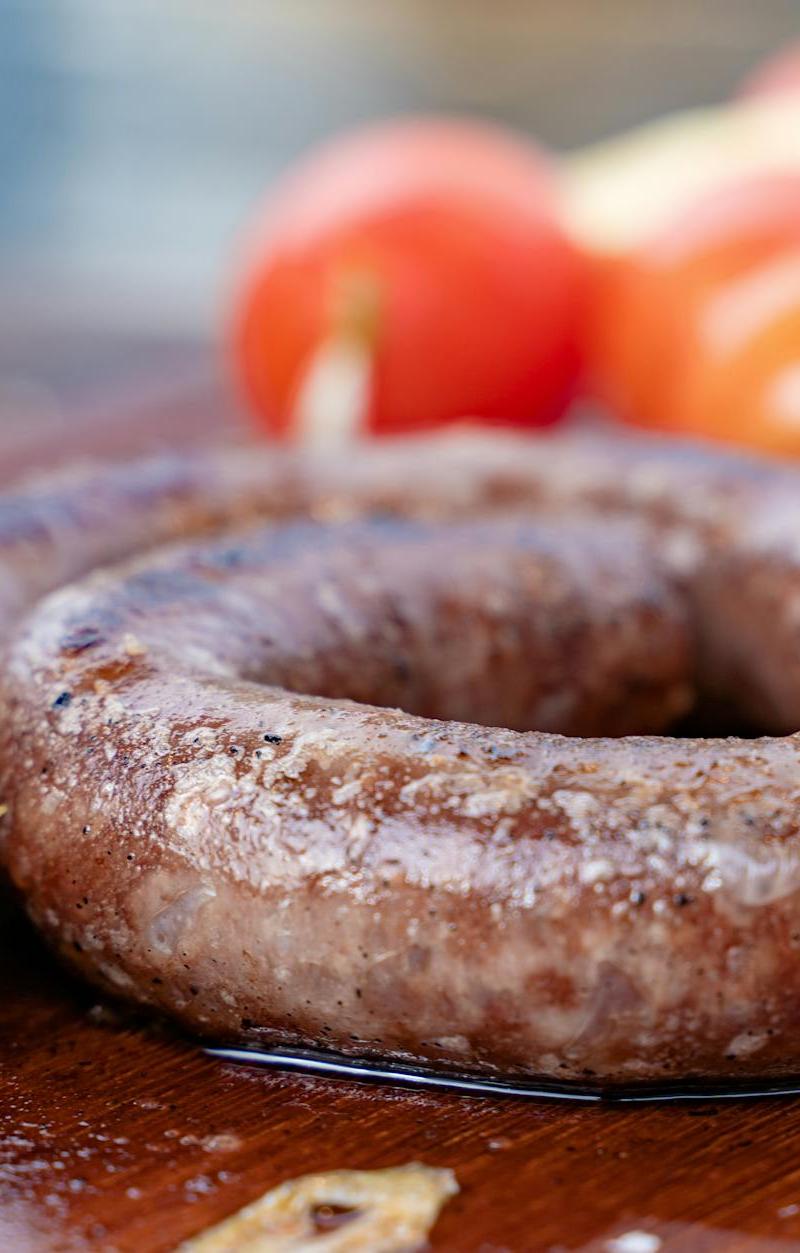 Grilled Boerewors with Charred Tomatoes
