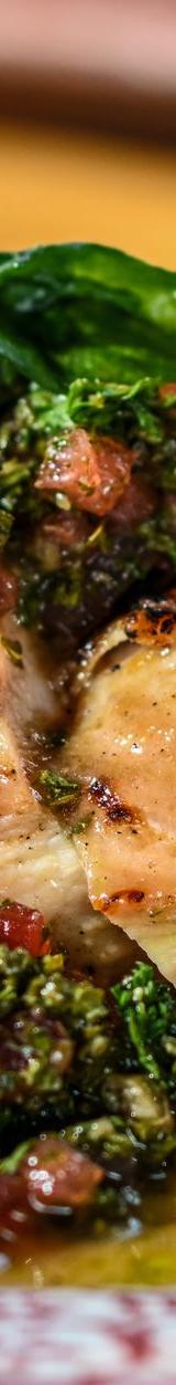 Grilled Chicken with Chimichurri & Salsa