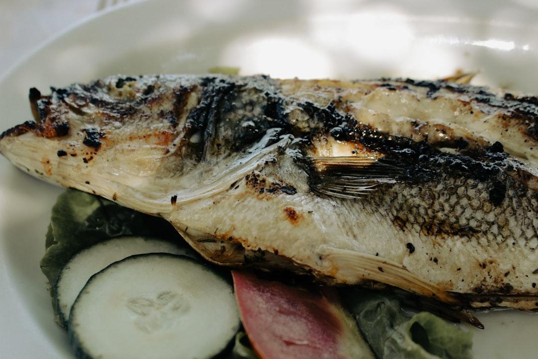Grilled Dorade with Tomato & Cucumber Salad