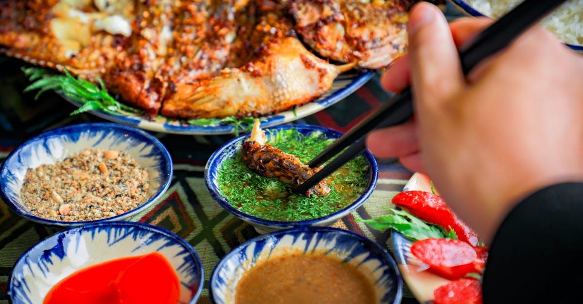 Grilled Fish with Turmeric, Dill & Asian Aromatics
