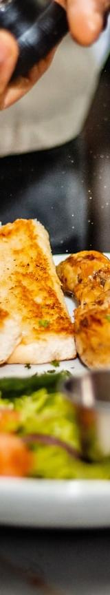 Grilled Garlic Chicken with Bread & Salad
