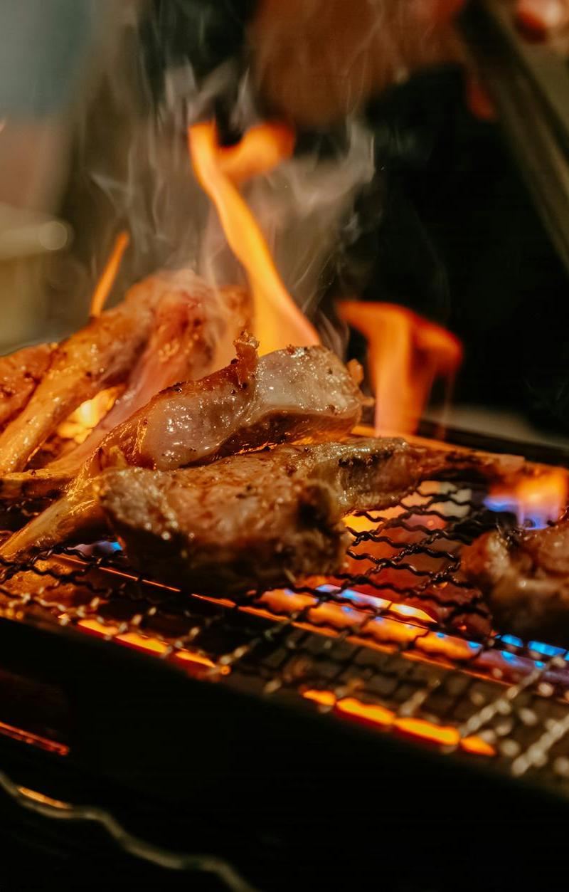 Grilled Greek Lamb Chops with Lemon & Oregano
