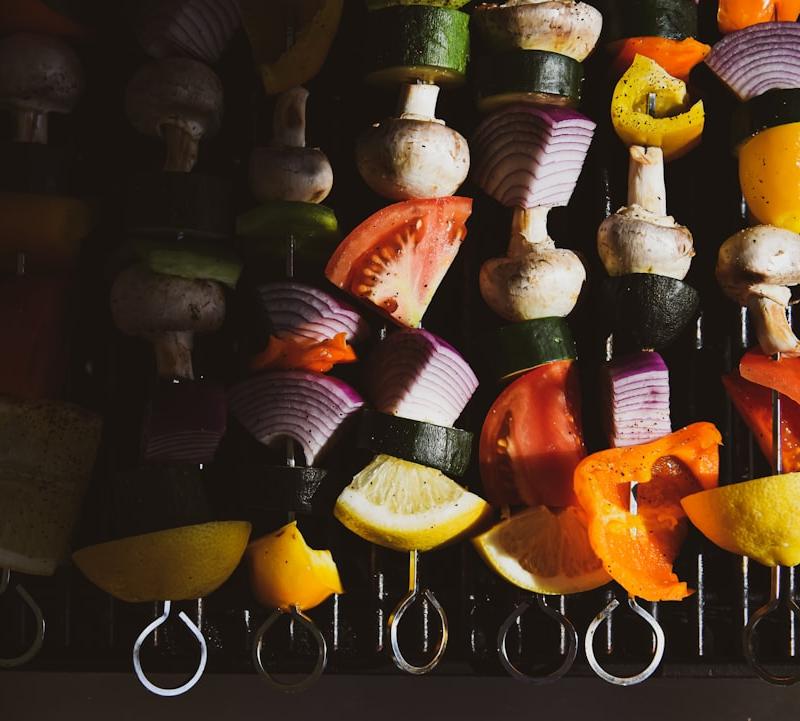 Grilled Halloumi Skewers