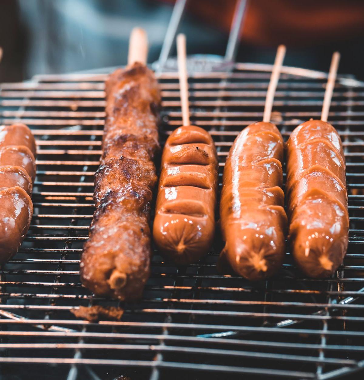 Grilled Hungarian Sausage & Meat Skewer Dinner