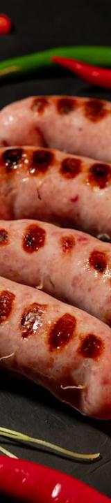 Grilled Kielbasa with Charred Tomatoes & Peppers