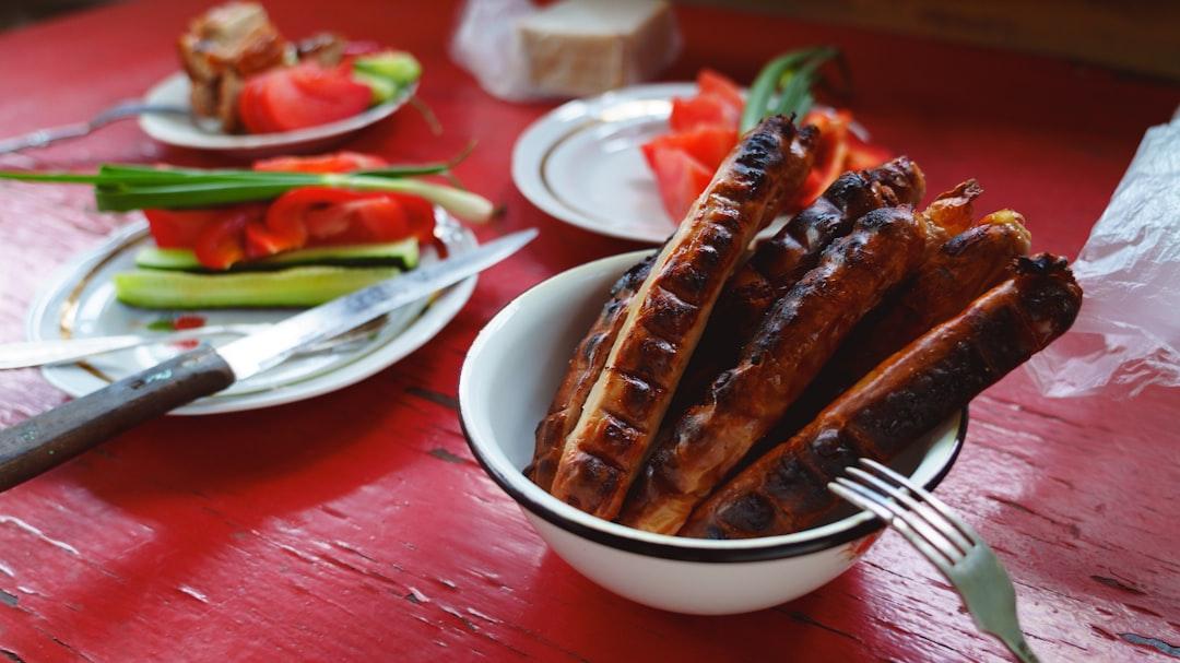 Grilled Kielbasa with Fresh Sides