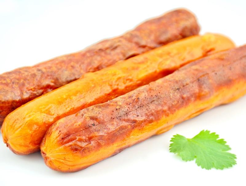 Grilled Kielbasa with Mustard & Onions
