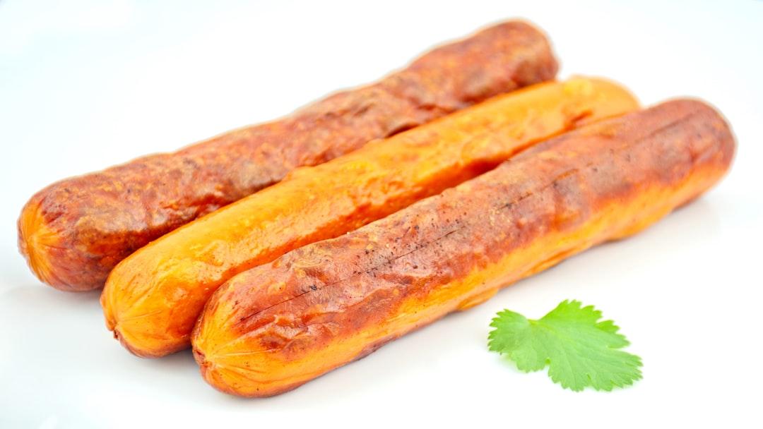 Grilled Kielbasa with Mustard & Onions