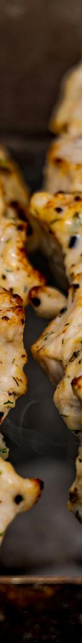 Grilled Lemon Chicken Souvlaki