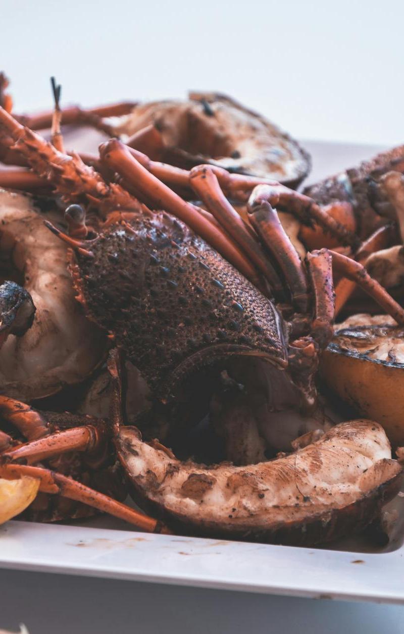 Grilled Lobster Tail with Garlic Butter & Lemon