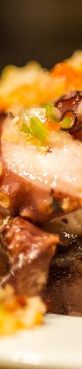 Grilled Octopus with Chili Oil & Lime