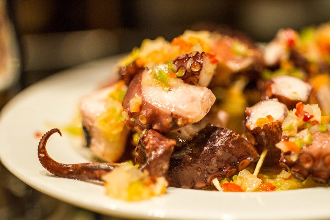 Grilled Octopus with Chili Oil & Lime