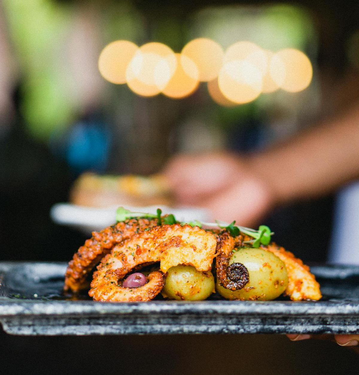 Grilled Octopus with Lemon and Garlic
