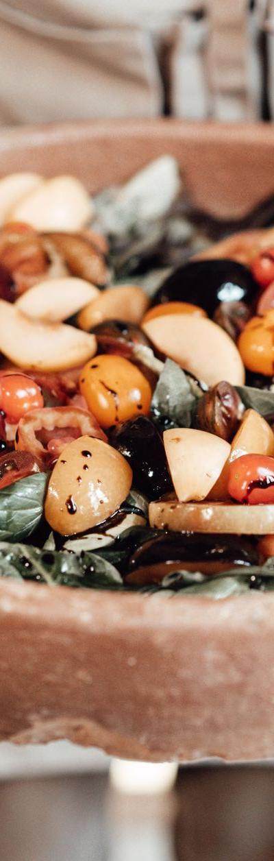 Grilled Peach & Burrata Salad