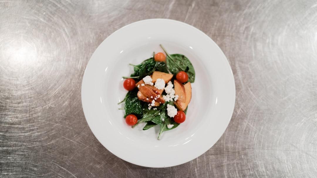 Grilled Peach Salad with Burrata
