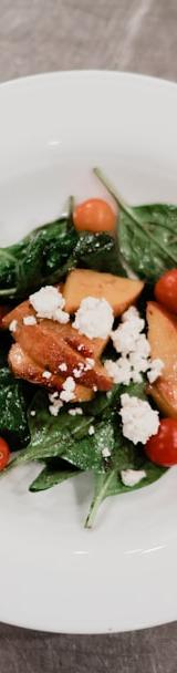 Grilled Peach Salad with Burrata