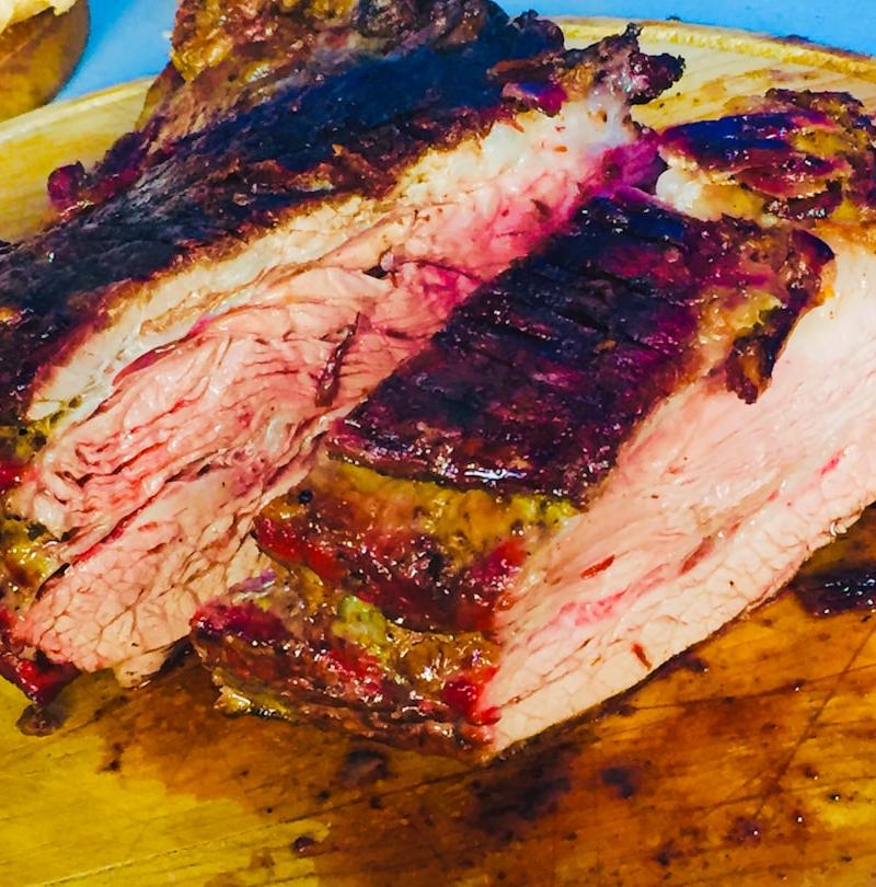 20-Min Grilled Picanha with Charred Bread