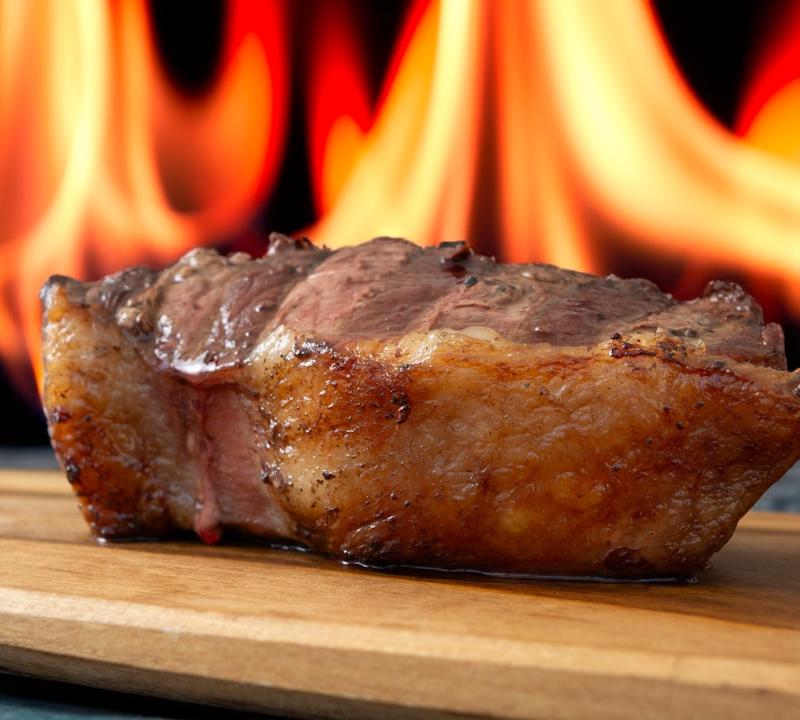 Grilled Picanha with Chimichurri & Charred Limes