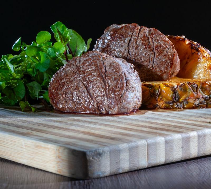 Grilled Picanha with Pineapple & Watercress