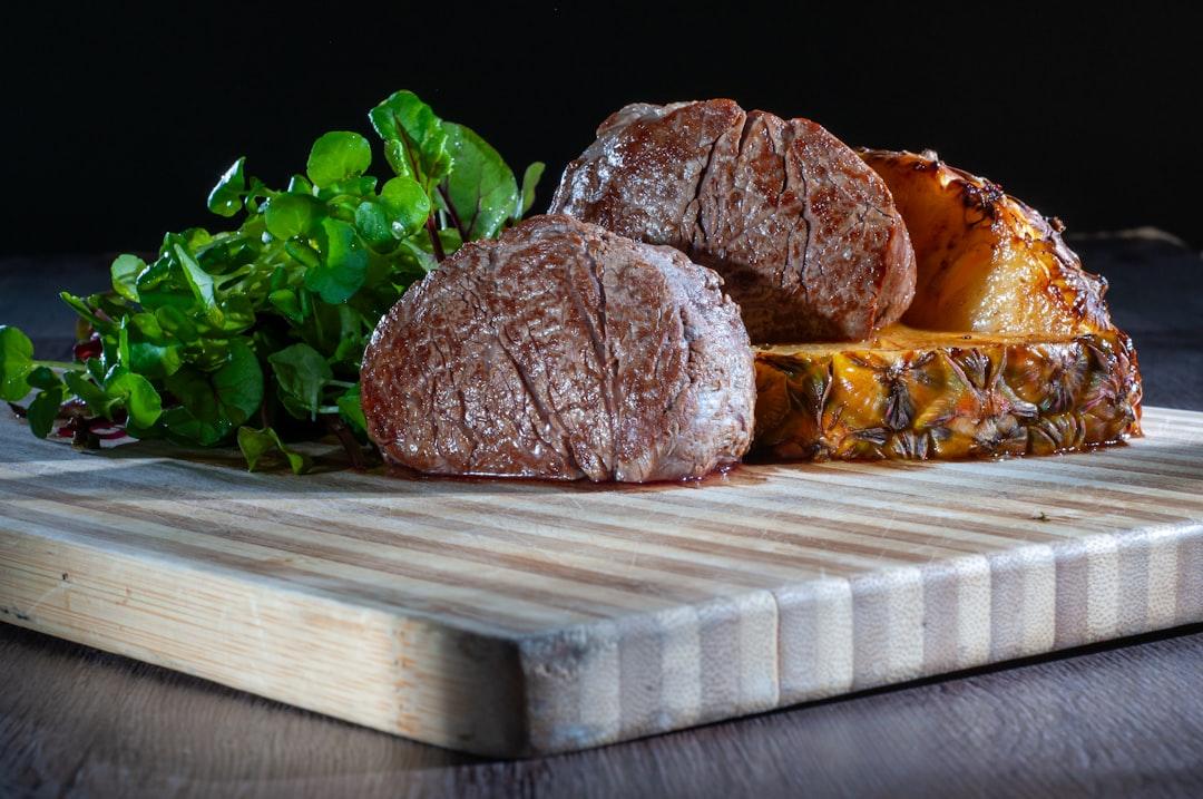 Grilled Picanha with Pineapple & Watercress