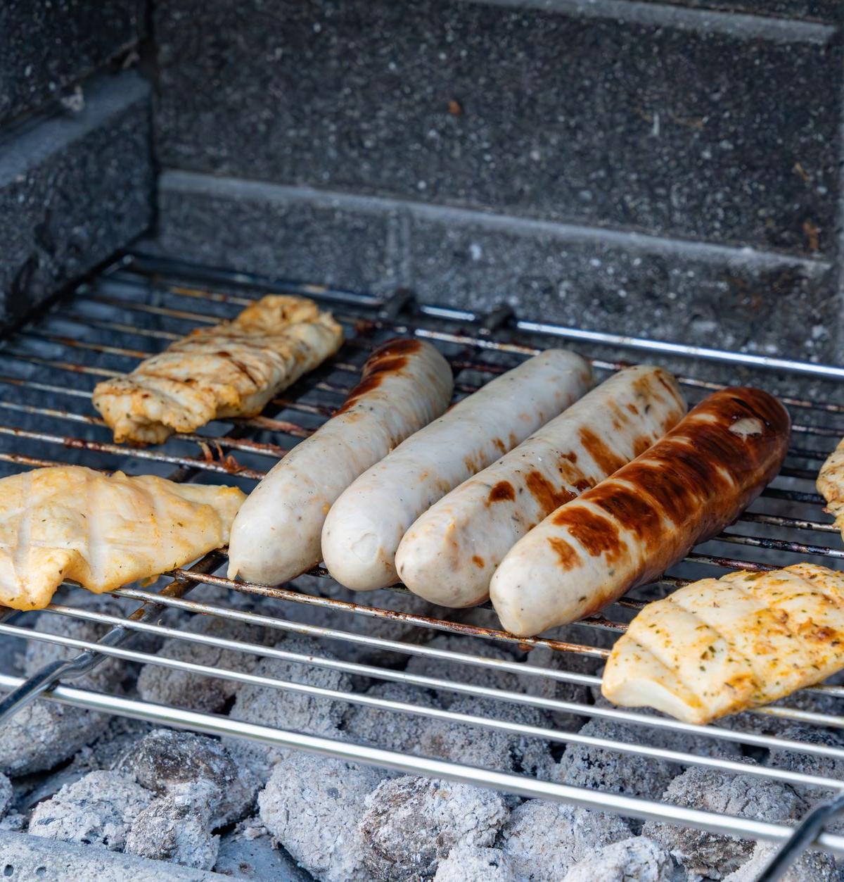 Grilled Polish Sausage & Chicken Plate