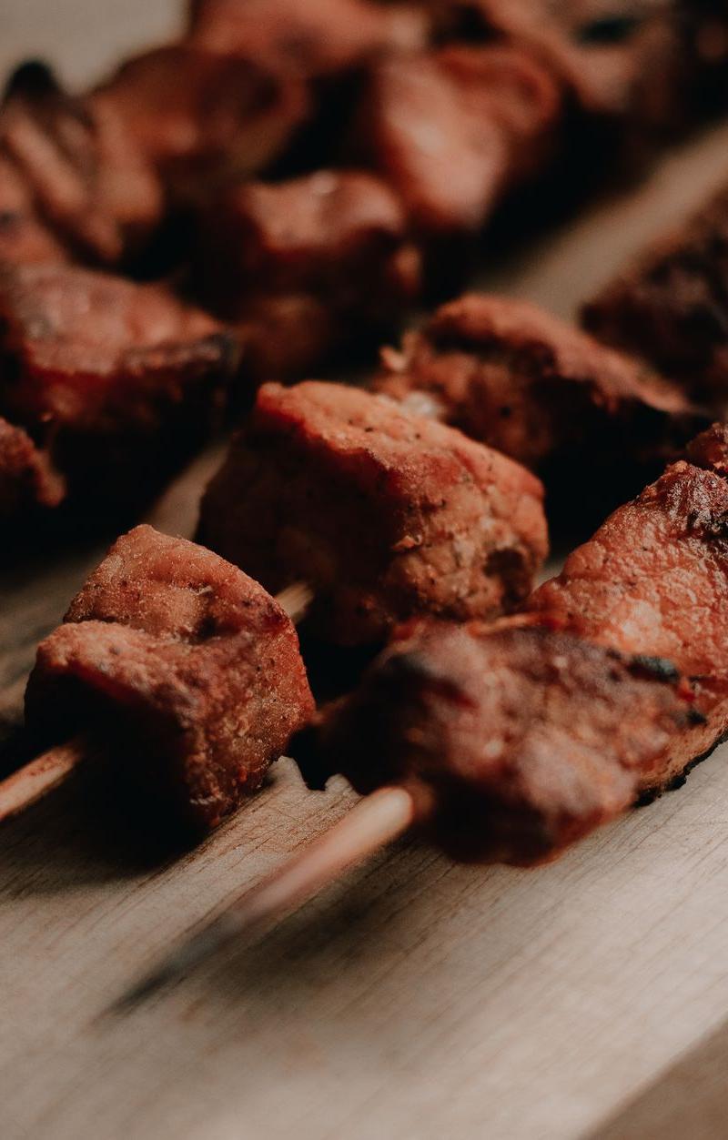 Grilled Pork Ražnjići (Balkan Kebab)