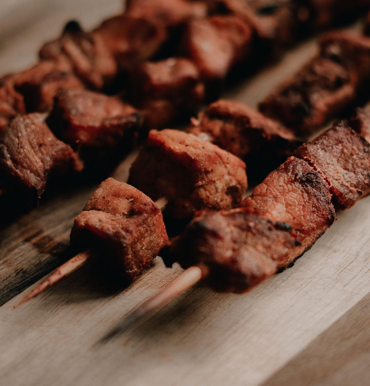 Grilled Pork Ražnjići (Balkan Kebab)