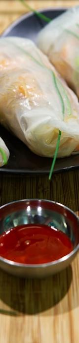 Grilled Pork Spring Rolls