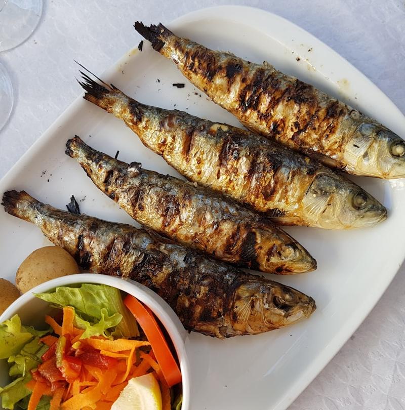 Grilled Sardines with Lemon & Potatoes