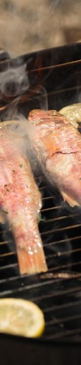 Grilled Sea Bream with Charred Lemon