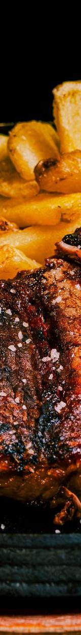 Grilled Secreto Ibérico with Fries & Peppers