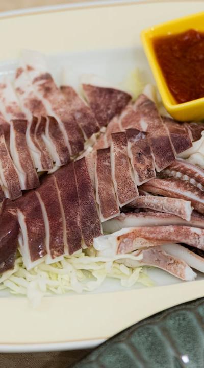 Grilled Squid with Lime & Garlic