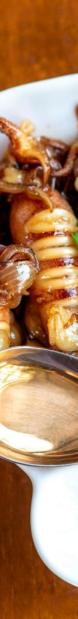 Grilled Squid with Soy Butter