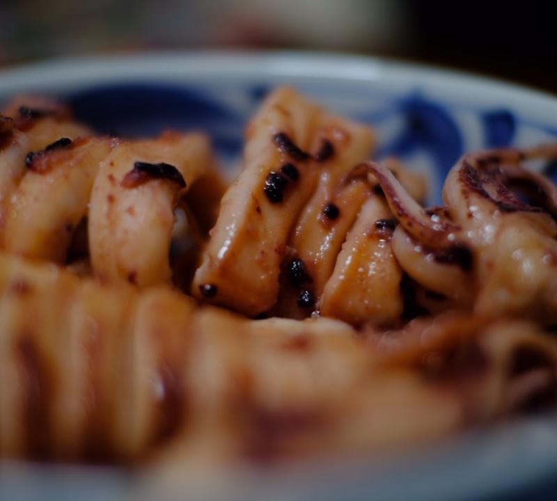 Grilled Squid with Thai Chili Lime