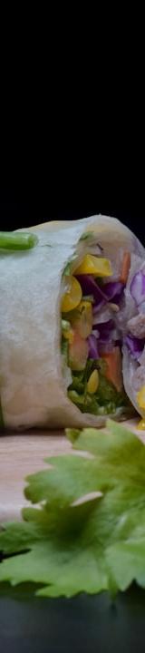 Grilled Veggie Hummus Wrap with Tahini Drizzle