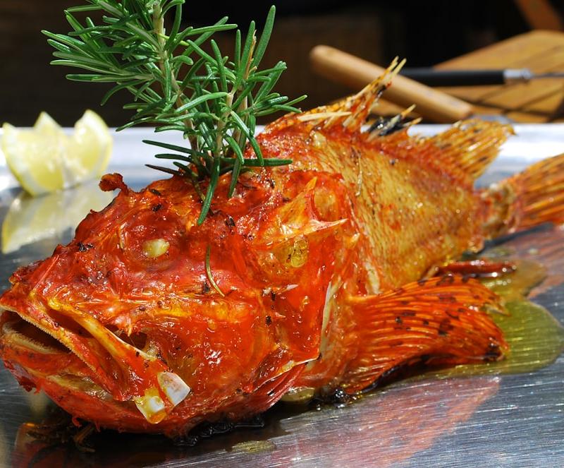 Grilled Whole Fish with Lemon & Herbs