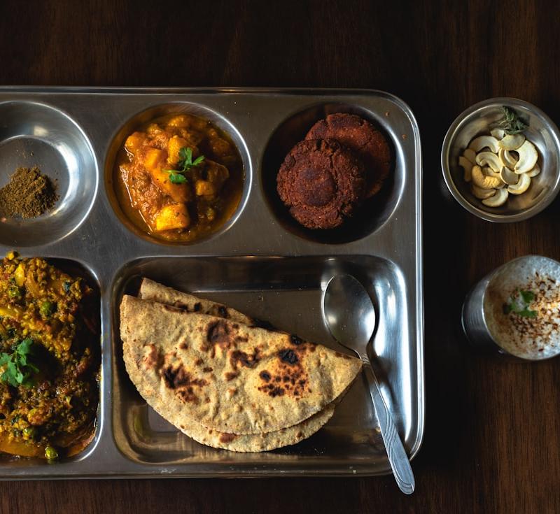 Gujarati Vegetable Thali